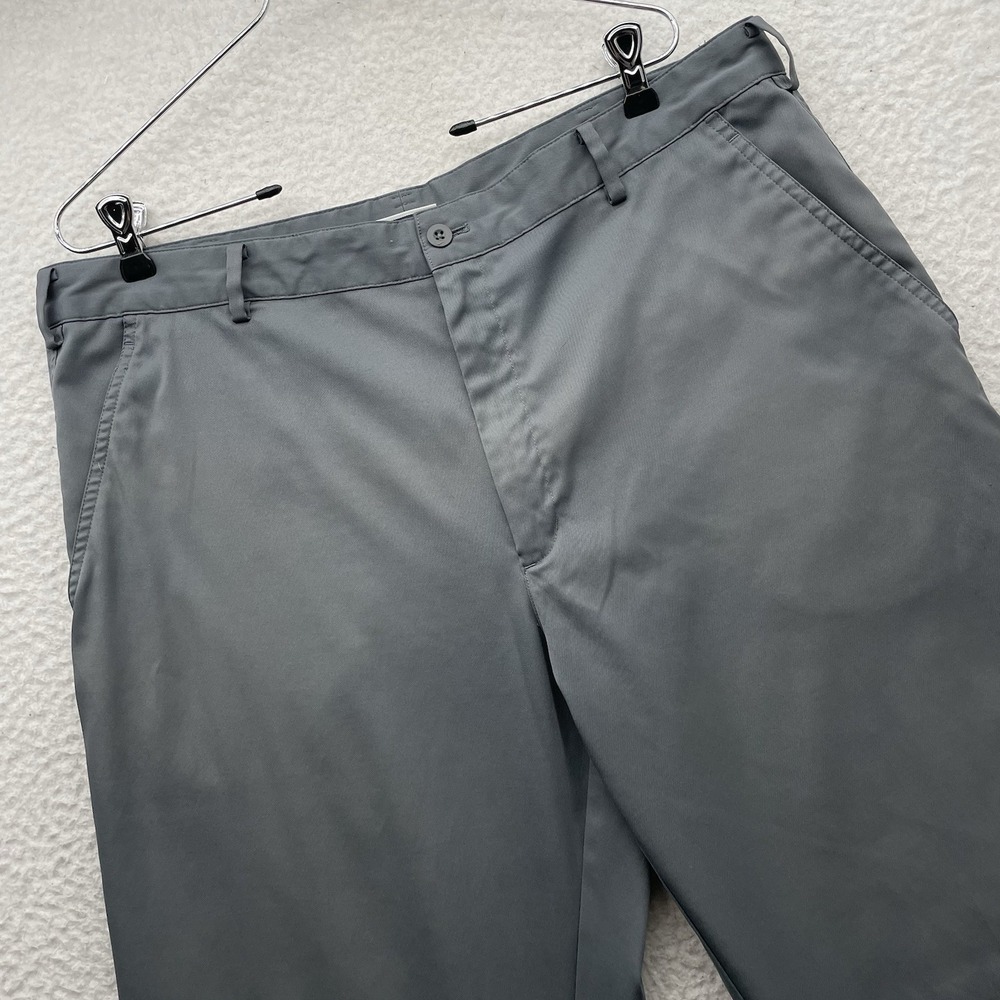 Nike Golf Pants Mens 36x32 Gray Dri-Fit Tech Performance Lightweight Chino Flex - Picture 1 of 15